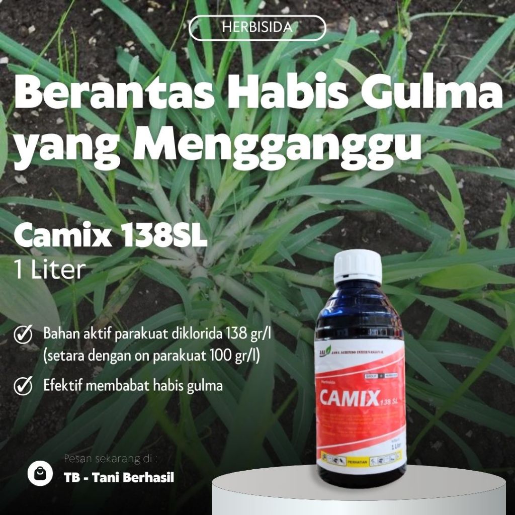 Herbisida Camix 138 SL 1 Liter, Berantas Habis Gulma yang Mengganggu