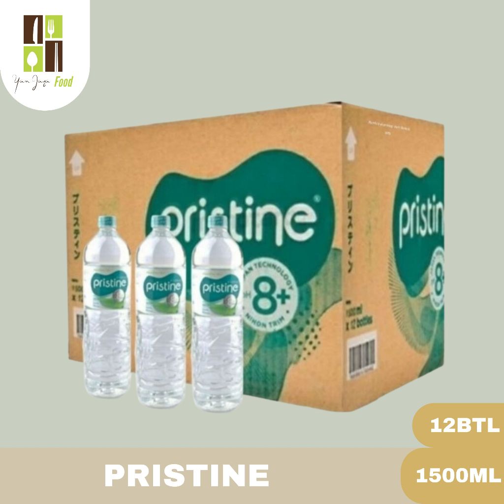 

Pristine Water / Air Mineral / Air Minum/ Ph 8+ / 1500ML 1CRT/12PCS