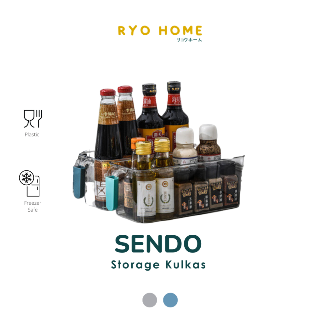 Sendo Storage Kulkas / Kotak Penyimpanan Akrilik Transparan / Transparent Acrylic Container