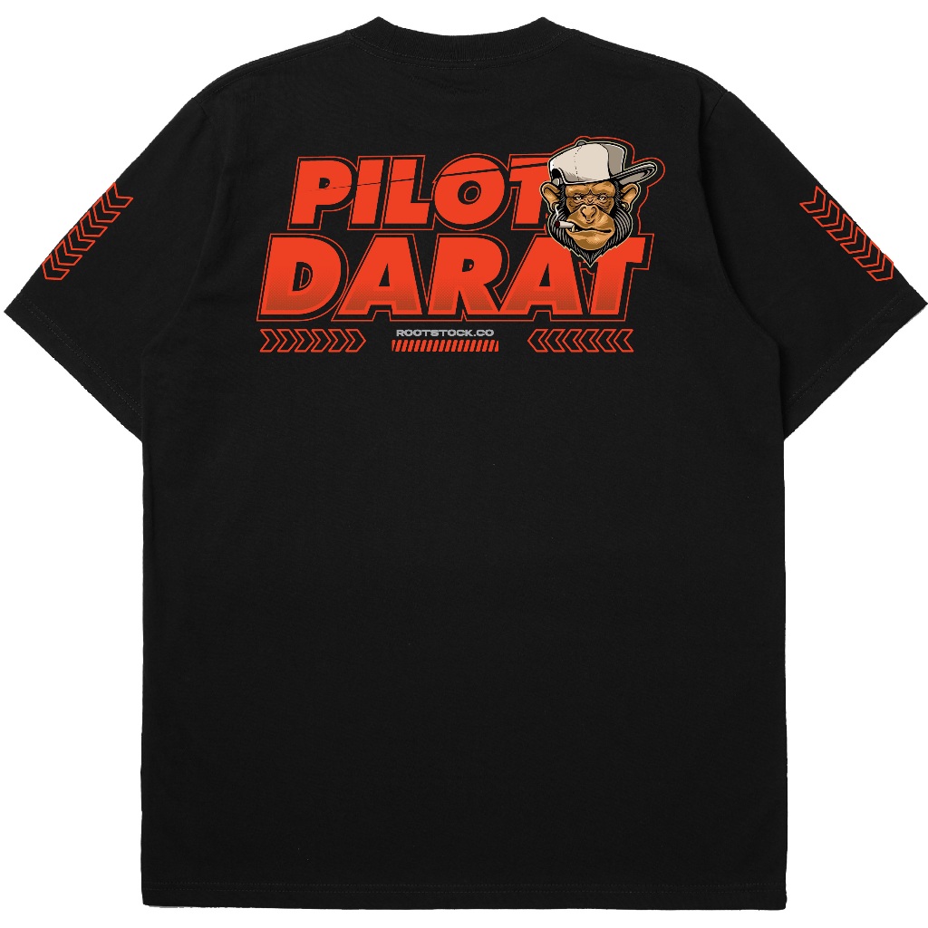 KAOS PILOT DARAT I KAOS SOPIR I KAOS DRIVER MUDA COTTON COMBED 24S READY SIZE S - 3XL