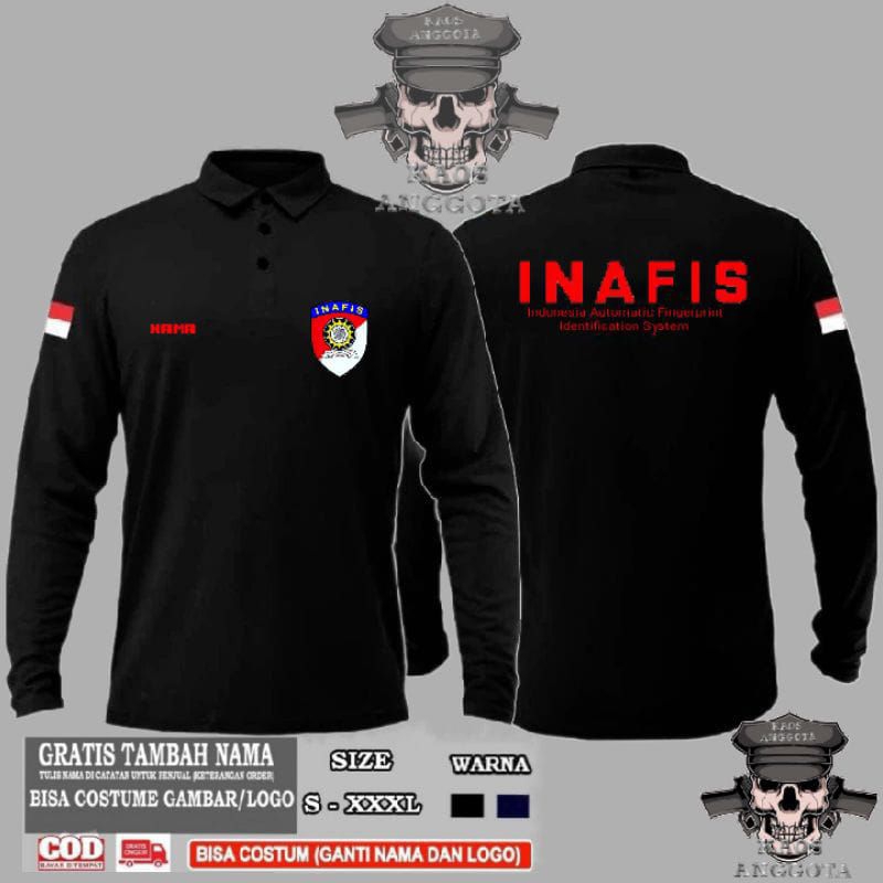 KAOS POLO KERAH TEAM INAFIS - POLOSHIRT TEAM INAFIS