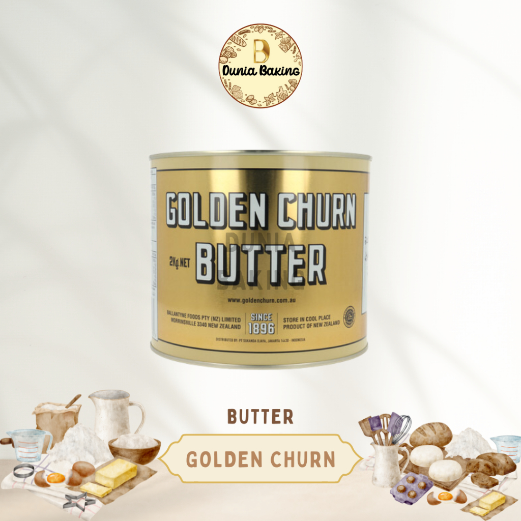 

Golden Churn Butter | Butter Cap Tong 2kg | Mentega captong 2kg