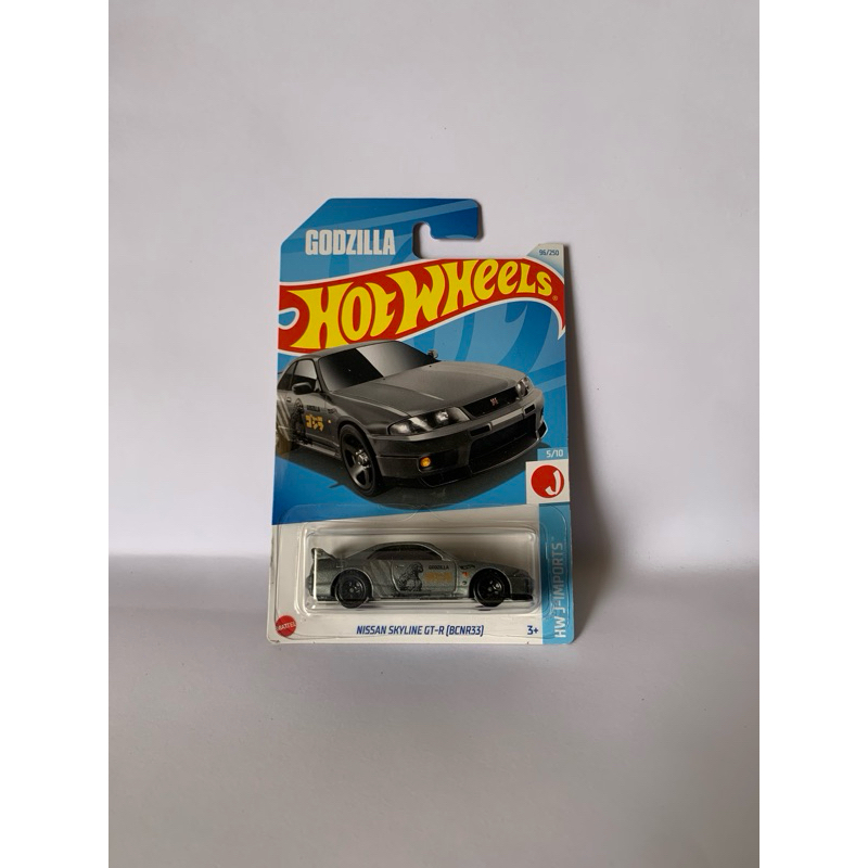 Hotwheels nissan skyline gtr r33 godzilla grey