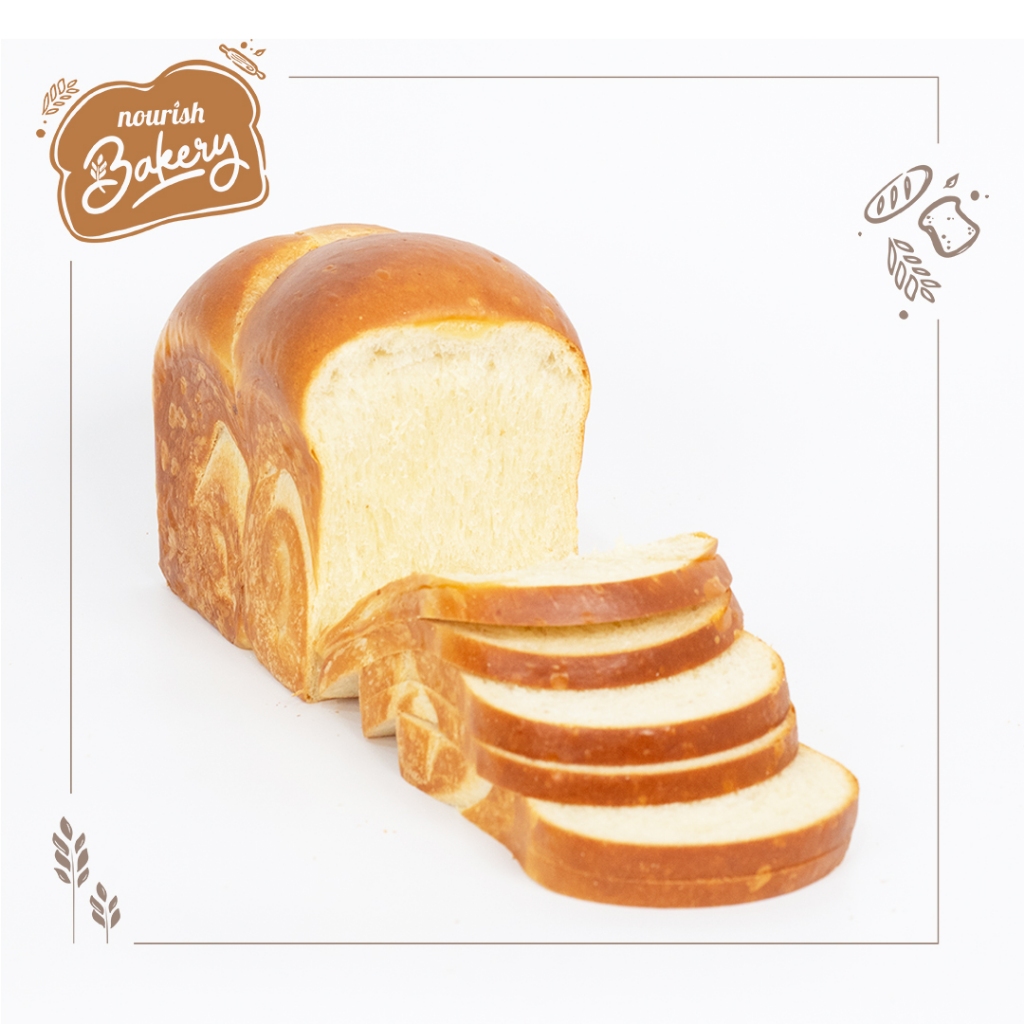 

Shokupan Loaf - 100% Sourdough Japanese Soft Loaf Long Fermentation (Slices) 500gr