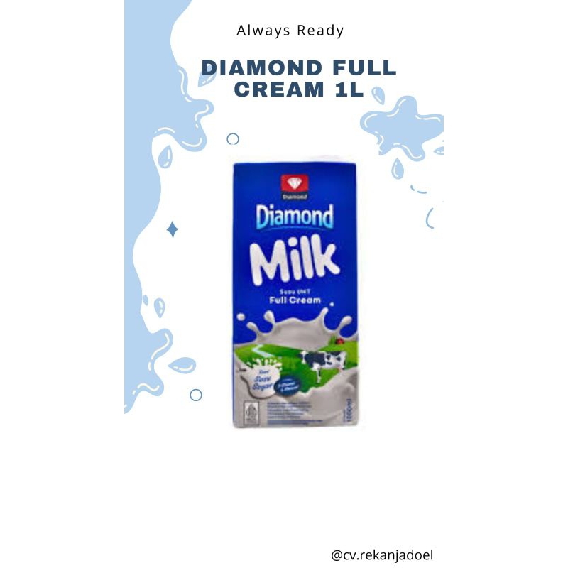 

Susu UHT Diamond Fullcream 1L