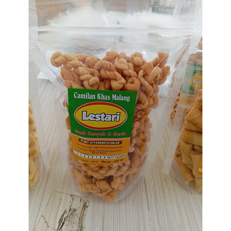 

Camilan PLINTIRAN (LESTARI) - 100gr / 200gr