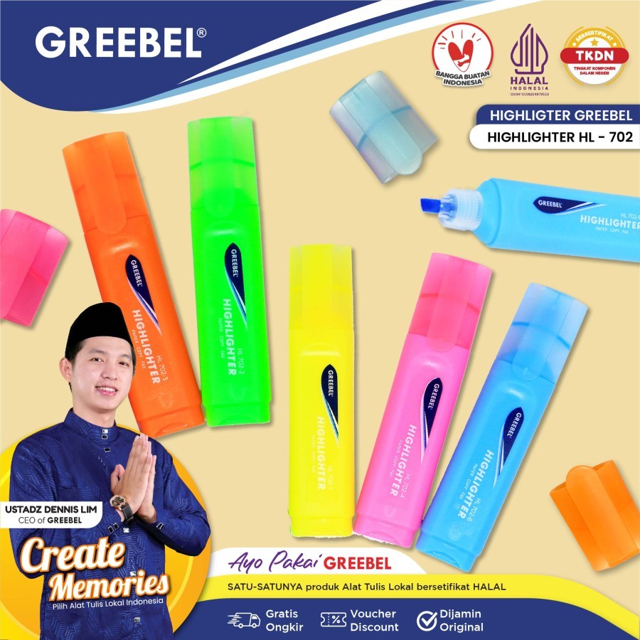 

STABILO GREEBEL / GREEBEL HIGHLIGHTER HL-702