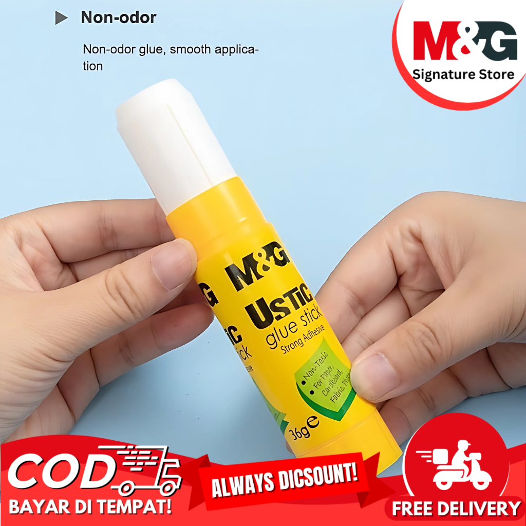 

Lem Batang M&G Ustic Strong Adhesive PVA Glue Stick M&G ASG97138 Lem Stick Serbaguna - Netto 15gr