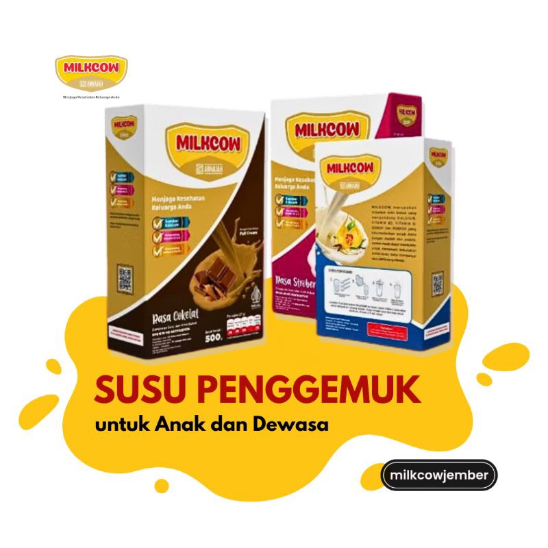 

MILKCOW Susu Gemuk Anak dan Dewasa 500 Gram