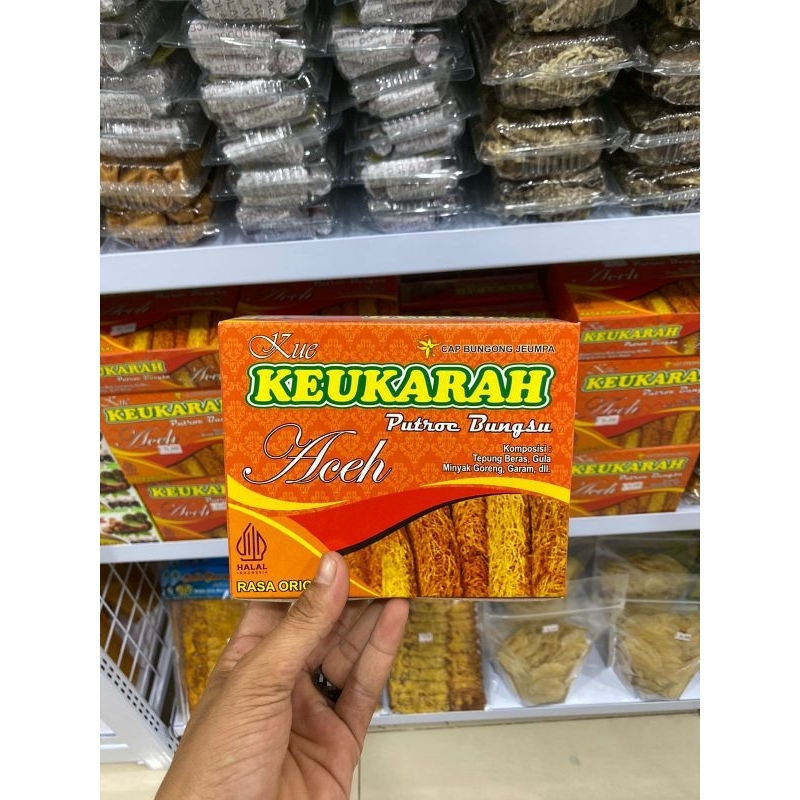 

kue keukarah khas Aceh putroe bungsu