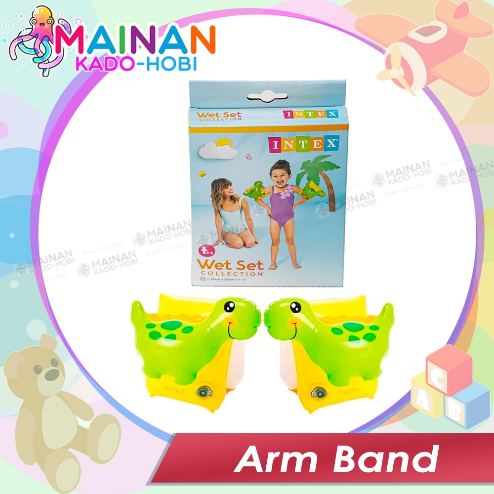 PERLENGKAPAN BERENANG ARM BANDS BAN TANGAN RENANG ANAK KARAKTER ANIMAL DINOSAURUS