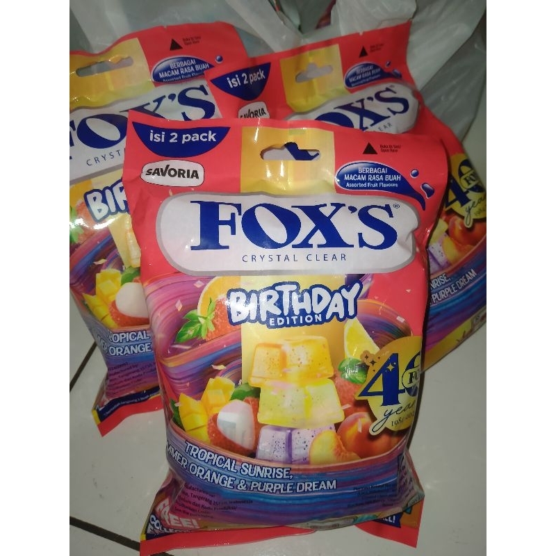 

Fox's Permen Aneka Rasa Buah Birthday Edition 2 x 80 g