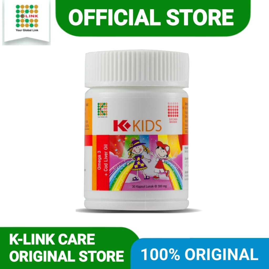 K Kids Omega 3 Minyak Ikan Original.K Kids Vitamin Annak.K Kids K link.k kids omega 3.K kids Vitamin