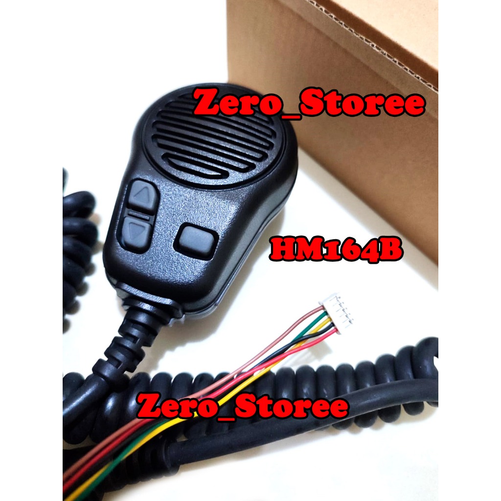 RIG MIC HM164 Mig HM164B Mik HM-164 Microphone HM-164B Mikrofon Handmic ExtraMic PTT SUARA radio rig