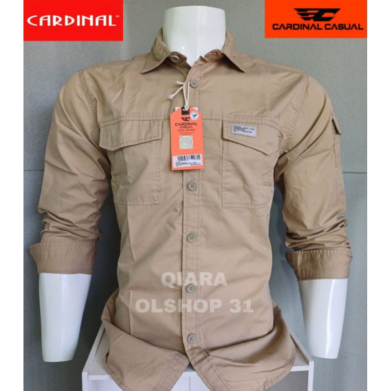 KEMEJA PRIA CARDINAL CASUAL 100%✓ ORIGINAL
