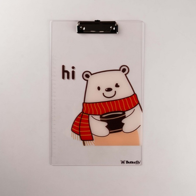 

Butterfly Clipboard Fancy Papan Jalan F4 ANIMAL Hi Motif Acak/Random (1 PCS) / Papan Jalan Butterfly F4 Fancy / Papan Ujian F4 Animal Hi