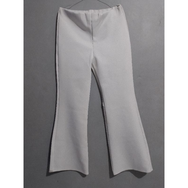 Preeloved-Pants kulot putih | Kulot wanita | Celana Kulot |Celana wanita