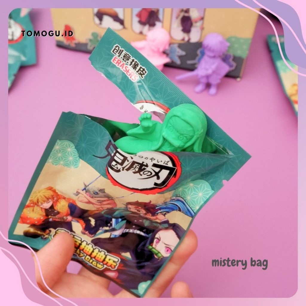 

Penghapus Misteri Bag Random Demon Slayer Eraser Penghapus Karet Hapusan Stip Setip Tanjiro Kamado