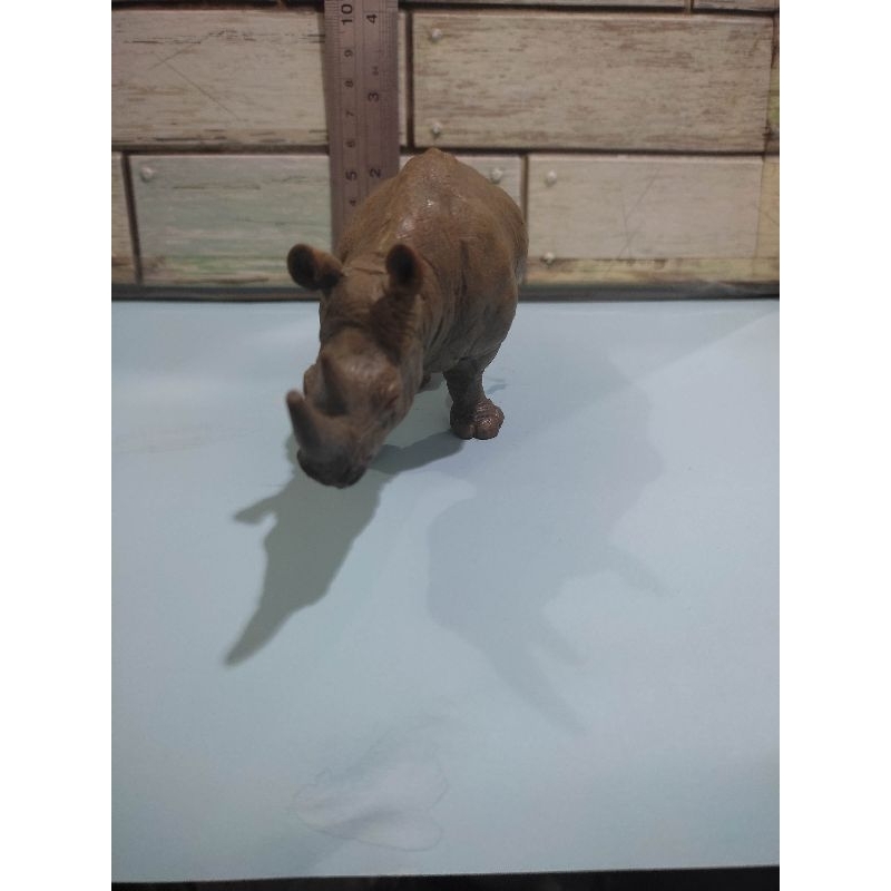 figure animal black rhinoceros