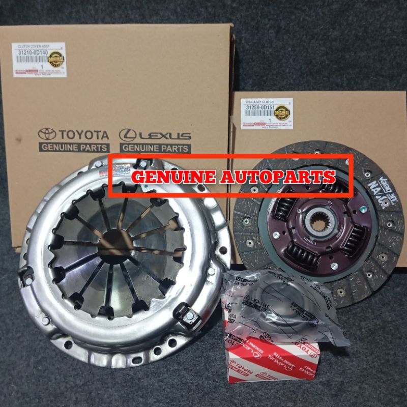 KAMPAS KOPLING SET KOMPLIT TOYOTA ETIOS VALCO GENUINE PART GARANSI