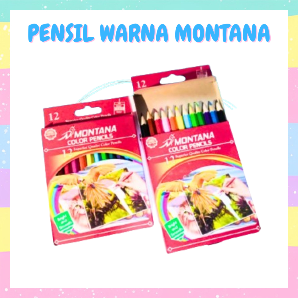 

Pensil warna montana super quality isi 12