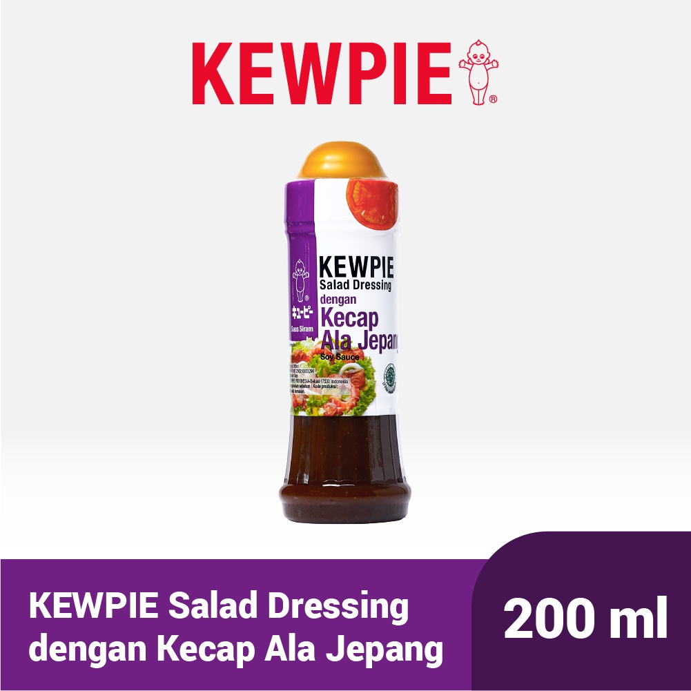 

200 ml Kewpie Kecap Ala Jepang Kewpie Salad Dressing Saus Siram Jepang Saus Dressing Kewpie Selai Kewpie Kecap Jepang Kewpie