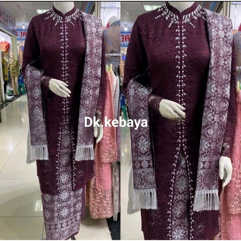 Setelan Kebaya Kurung Melayu  / Kebaya Kondangan / kebaya muslim modern / kebaya wanita / kebaya pes