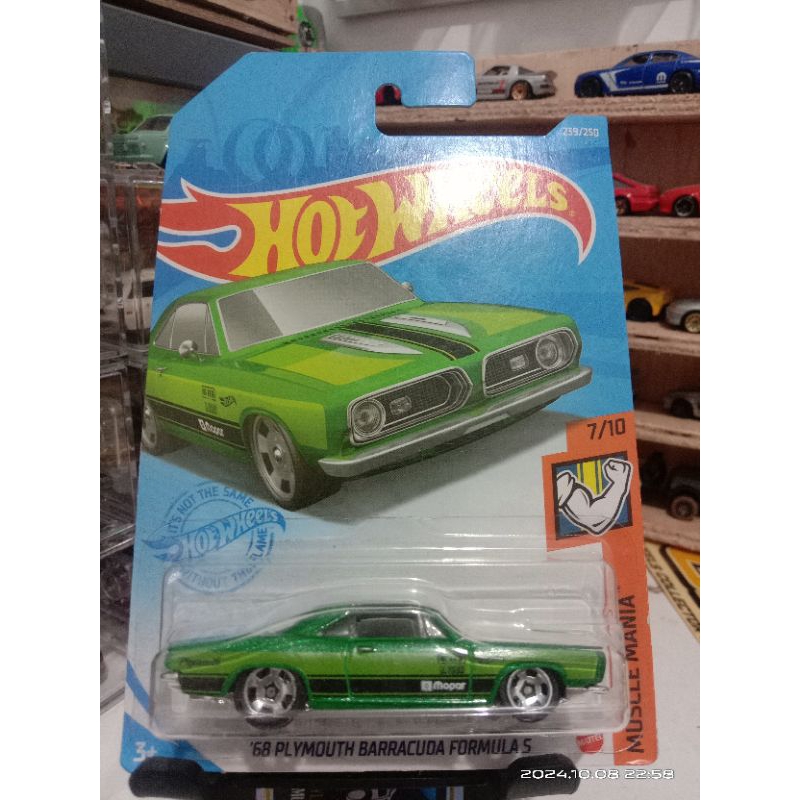 HOT WHEELS 68 PLYMOUTH BARRACUDA FORMULA S