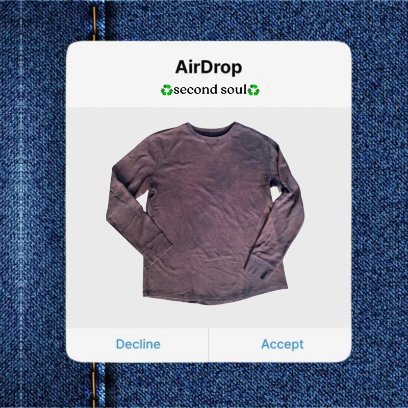 Hanes Brown Long Sleeve | PRELOVED