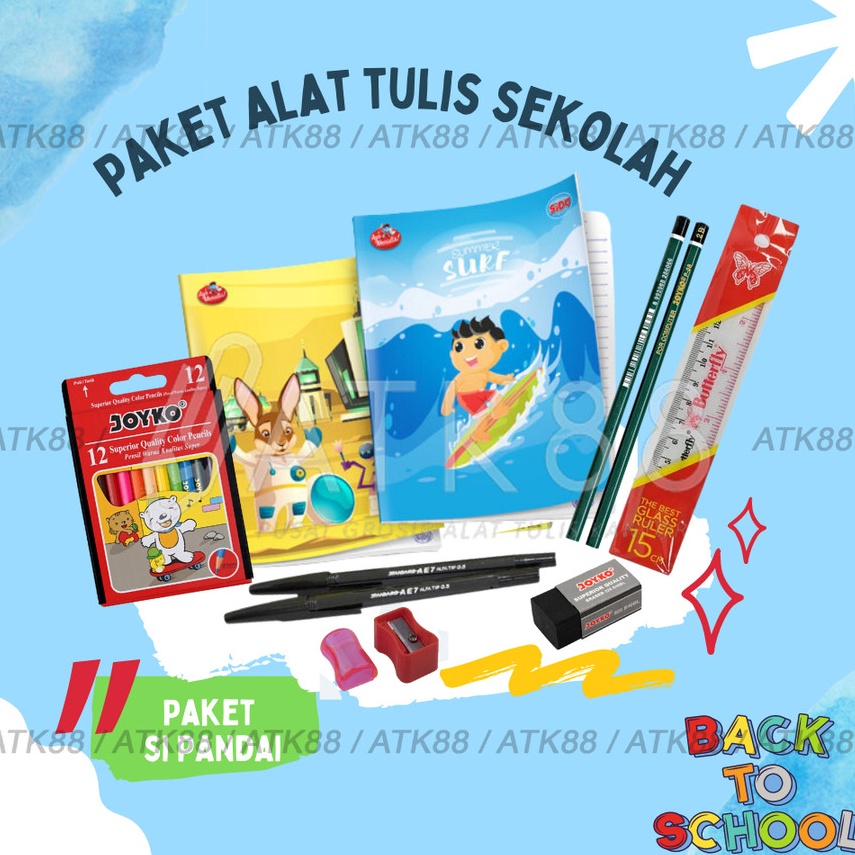 

Diskon Spesial Paket Alat Tulis Sekolah Souvenir Stationary Bingkisan Hadiah