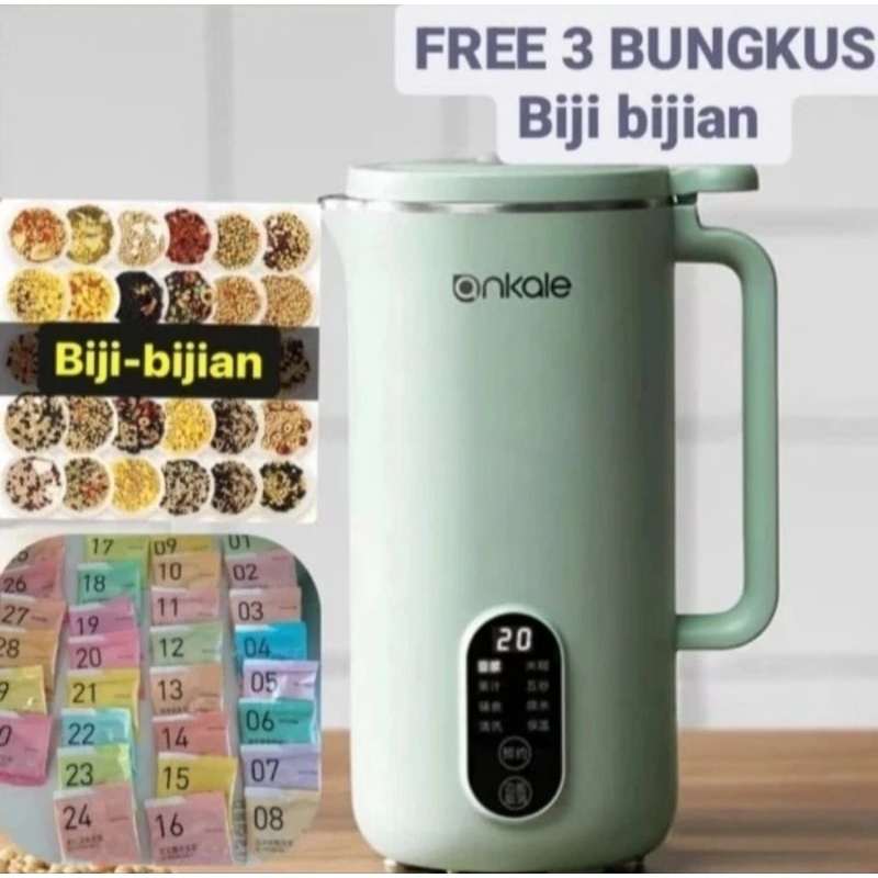 650ML ANKALE ELECTRIC BLENDAR SUSU KACANG KEDELAI MULTIFUNCTION