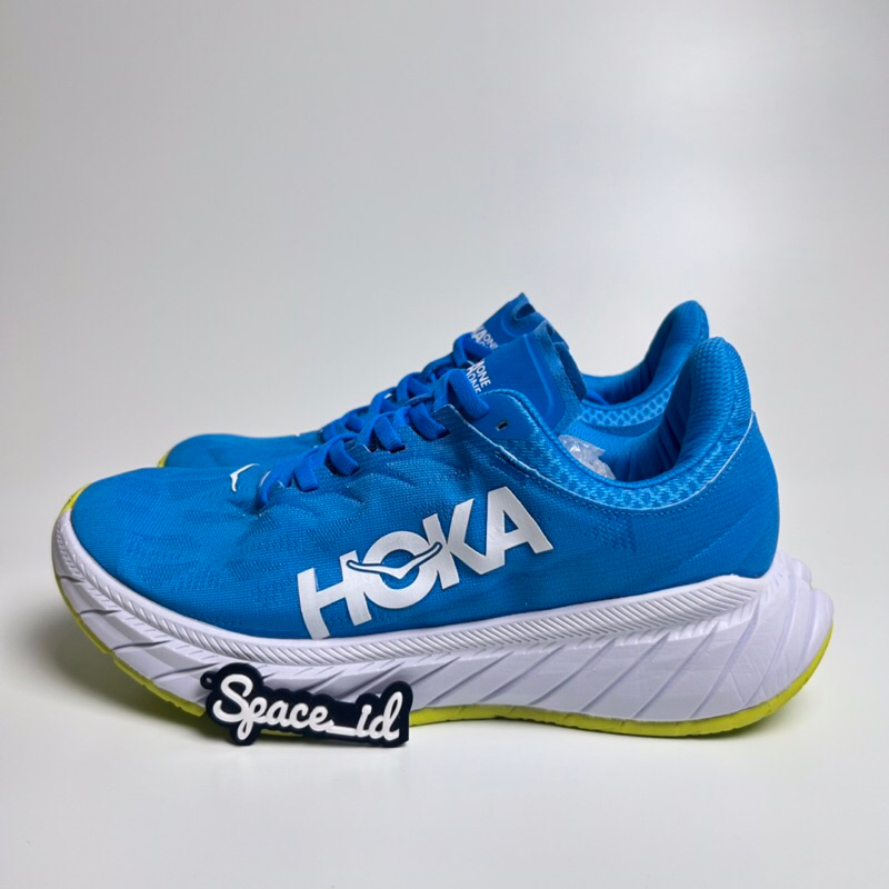 HOKA CARBON X2 BLUE YELLOW