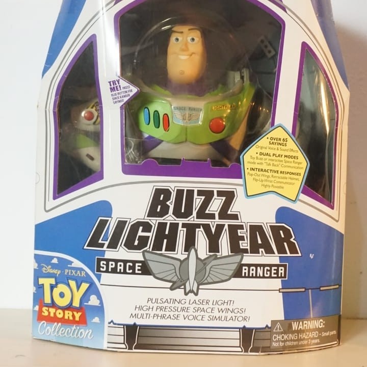 Thinkway Buzz Lightyear Cloud Logo Rare