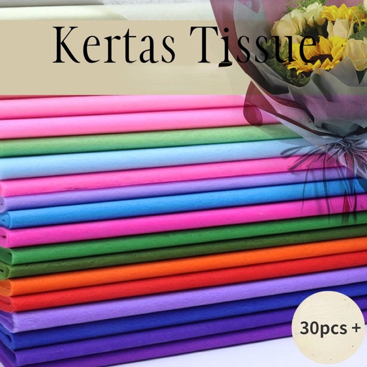 

Super Original 3PCS KERTAS BUNGA COTTON PAPER TISSUE KERTAS TISU BUKET BUNGA FLOWER WRAPPING BUKET BUNGA