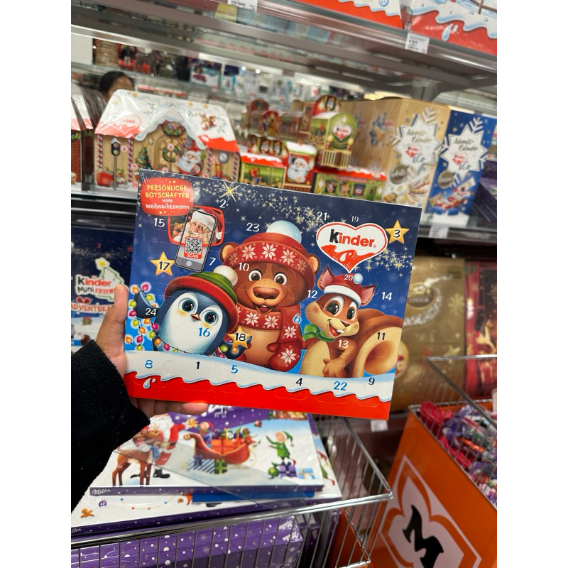 

cokelat kinder natal Christmas advent kalender