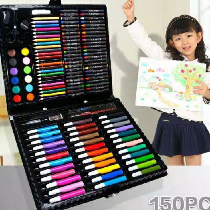 

Langsung Order 15 pcs CRAYON SET ART ISI 15 PCS PENSIL WARNA CRAYON ALAT LUKIS