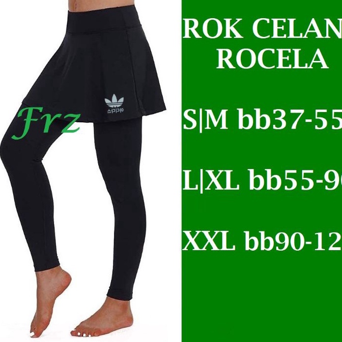 KI3 Rocela Celana Legging  Rok Senam Olah Raga Wanita Leging ROK Sport Ukuran Jumbo dan STD Untuk la