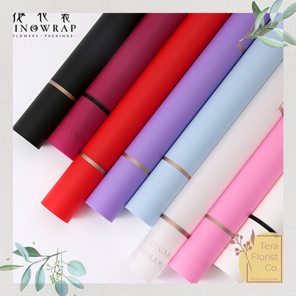 

Baru Untung 2 Lembar Cellophane Frame Tebal Serendipity Eternity Sinowrap Ori Kertas Buket Bunga Korean Waterproof Flower Wrapping Paper Calor Tera Florist PGDM2