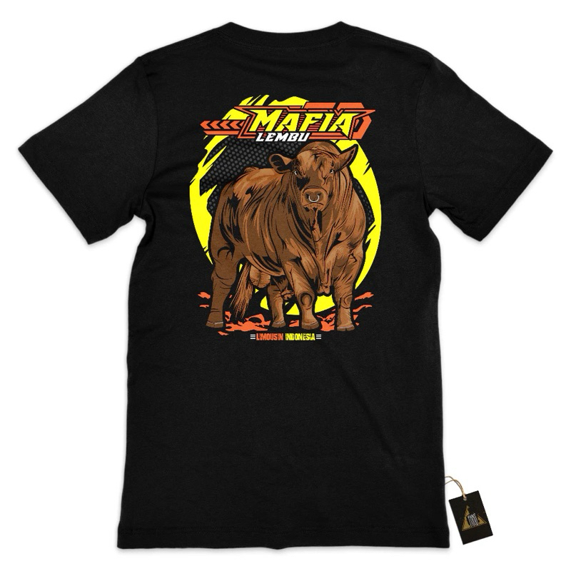 TSHIRT/KAOS PETERNAK SAPI BOS MUDA MAFIA LEMBU