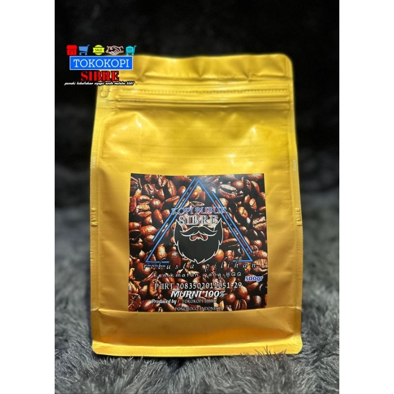 

kopi bubuk sibre premium murni 100% kemasan 500gr