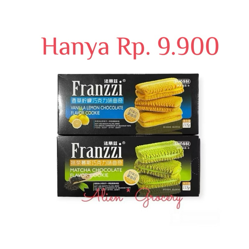 

TERMURAH!!! PALING MURAH!!! FRANZZI Cookie Cookies Biscuit Vanilla Lemon Matcha BOX 115gr