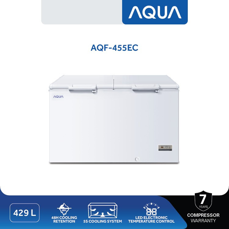 Aqua Freezer Box Chest Freezer AQF-455EC