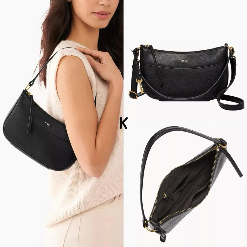 Tas wanita fossill Skylar mini baguette Crossbody