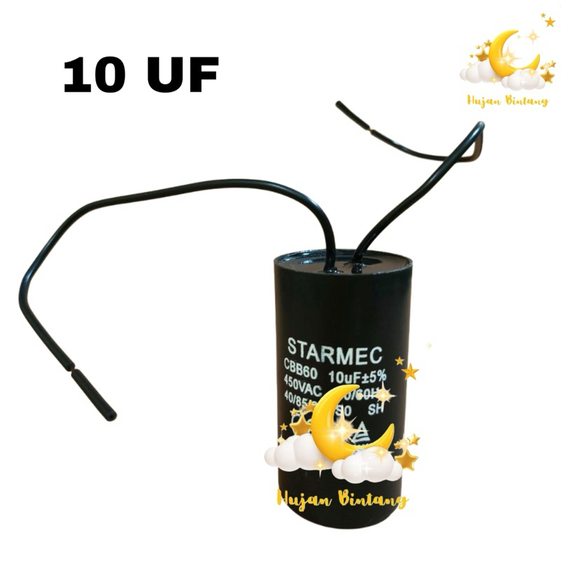 KAPASITOR MESIN CUCI 1 TABUNG CBB60 10UF POLYTRON / KAPASITOR MESIN CUCI MERK POLYTRON 1 TABUNG CBB6