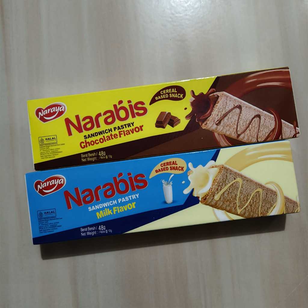 

Narabis Sandwich Pastry Milk / Chocolate Flavour 48 gr