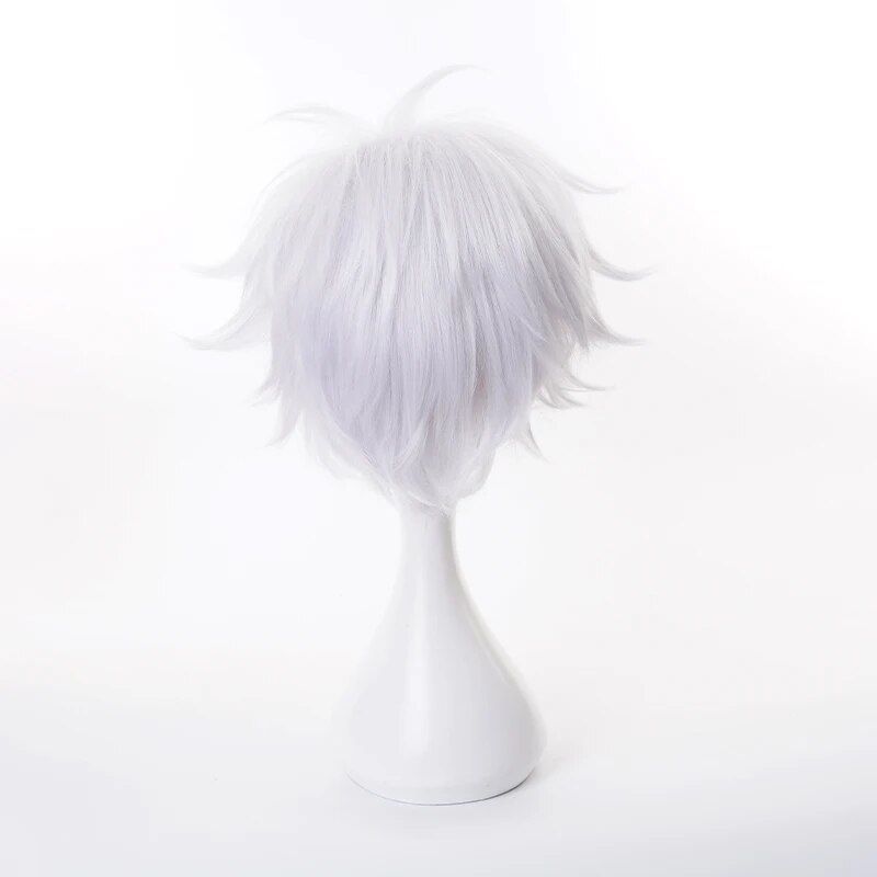 Wig Gojo Satoru Rambut Palsu Pria Putih Rambut Palsu Cowok Keren Rambut Palsu Anime Rambut Palsu War