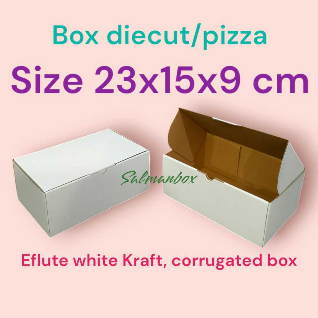 

BOX PACKING MODEL DIE CUT PIZZA SIZE 23X15X9 CM