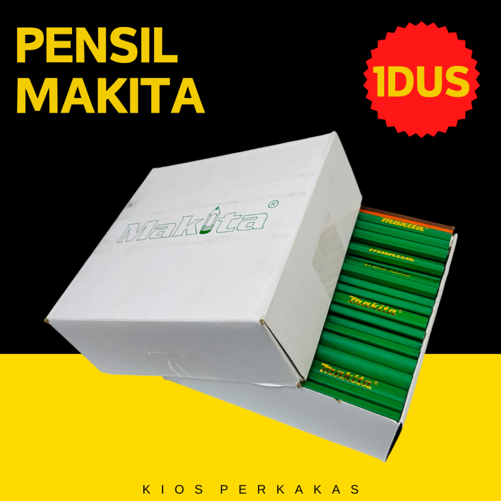 

pensil tukang kayu / bangunan makita per dus