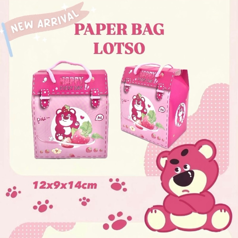 

TERBARU Joyful Paper Bag Lotso Toy Story / Goodie Bag Ulang Tahun Anak Motif Sanrio / PaperBag Ultah / Tas Ultah Perayaan / Tas Hampers Lebaran / Kotak Acara Pesta Birthday Anak Cewek Cowok / Bingkisan Snack Tas Jinjing / Paper bag Karakter Lucu Ready