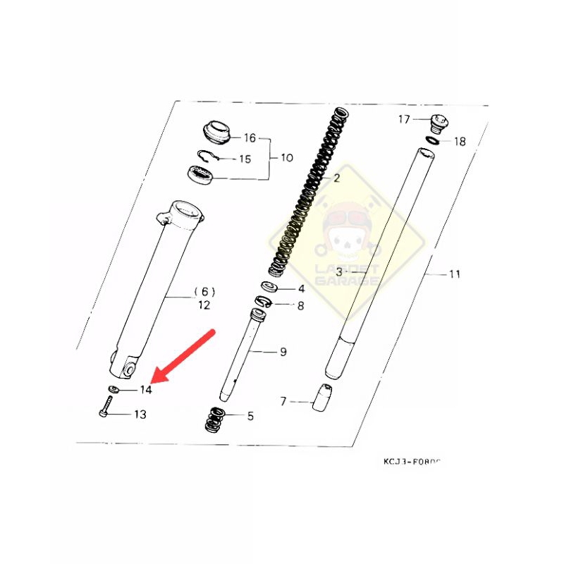 RING TEMBAGA SHOCK DEPAN Honda CB100 GL100 CB GL PRO MAX NEOTECH MEGAPRO LAMA PRIMUS MONO VERZA TIGE